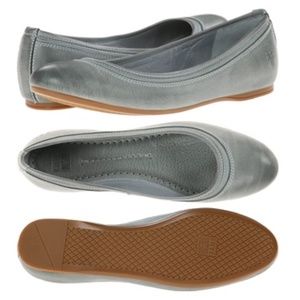 SALE Frye Agnes Ballet Flats - Aqua Soft Vintage Leather - sz. 7